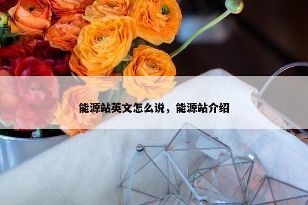 能源站英文怎么说，能源站介绍