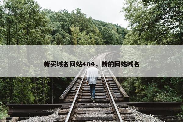 新买域名网站404，新的网站域名
