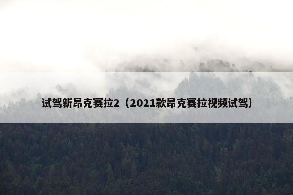 试驾新昂克赛拉2（2021款昂克赛拉视频试驾）