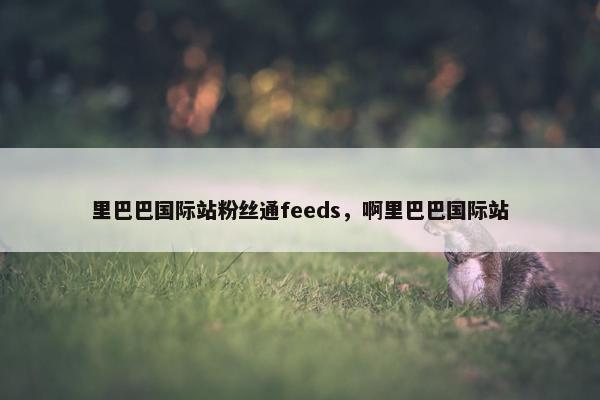 里巴巴国际站粉丝通feeds，啊里巴巴国际站