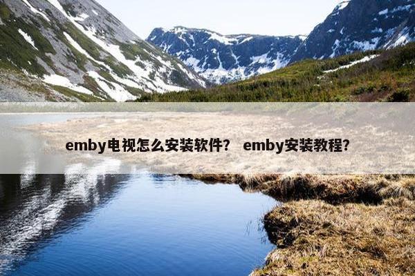emby电视怎么安装软件？ emby安装教程？