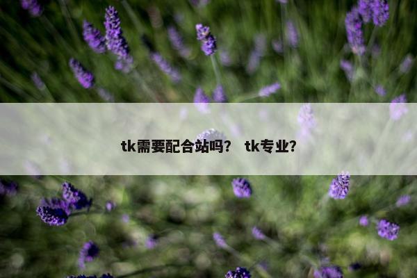 tk需要配合站吗？ tk专业？