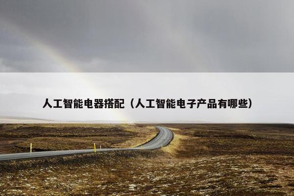 人工智能电器搭配（人工智能电子产品有哪些）