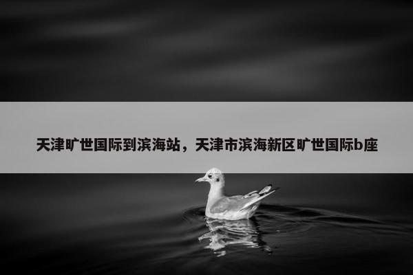 天津旷世国际到滨海站，天津市滨海新区旷世国际b座