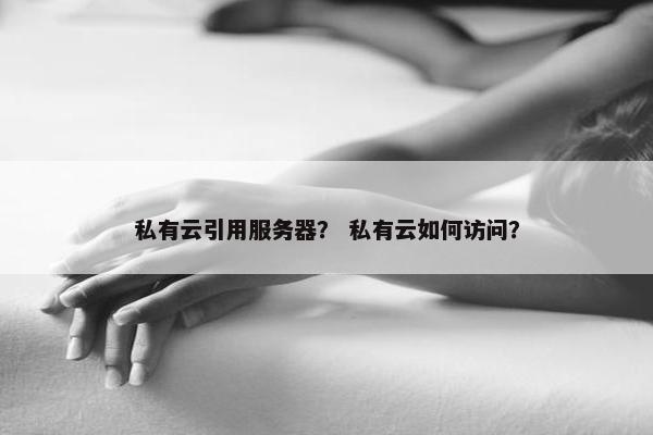 私有云引用服务器？ 私有云如何访问？