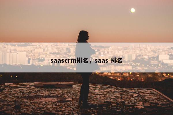 saascrm排名，saas 排名
