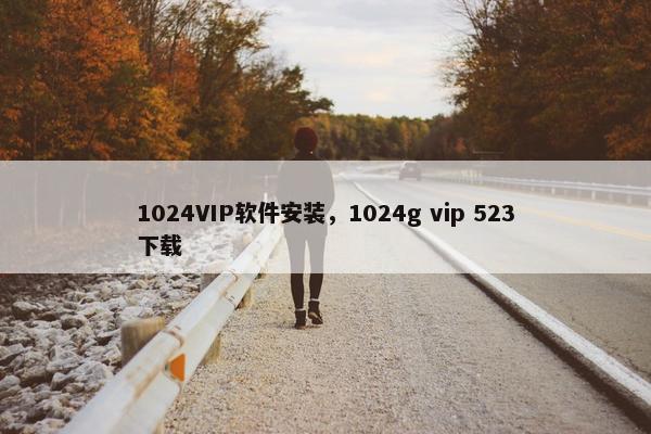 1024VIP软件安装，1024g vip 523下载
