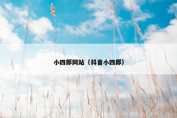 小四郎网站（抖音小四郎）