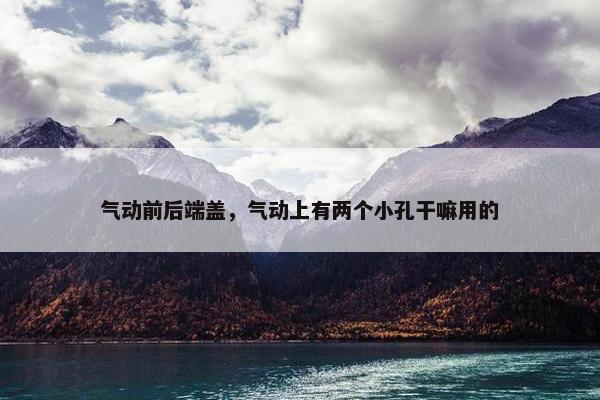 气动前后端盖，气动上有两个小孔干嘛用的