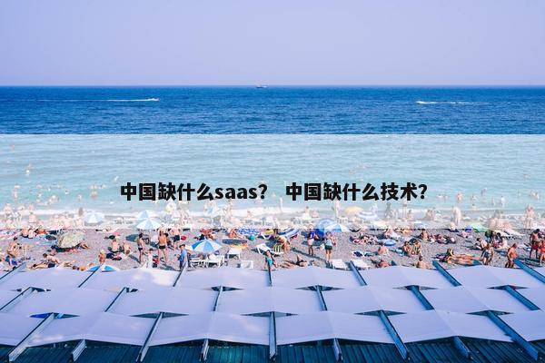 中国缺什么saas？ 中国缺什么技术？