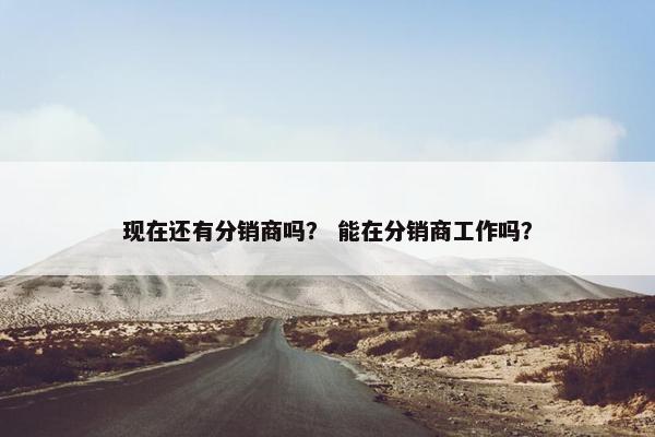 现在还有分销商吗？ 能在分销商工作吗？