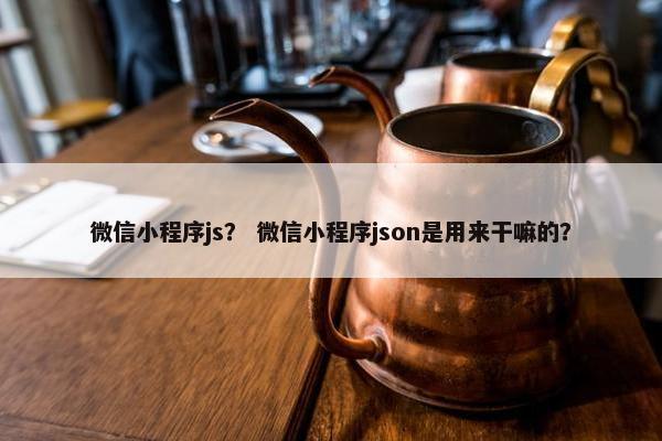 微信小程序js？ 微信小程序json是用来干嘛的？