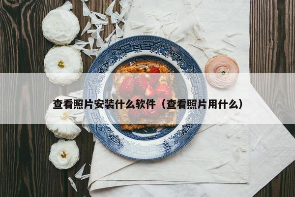查看照片安装什么软件（查看照片用什么）