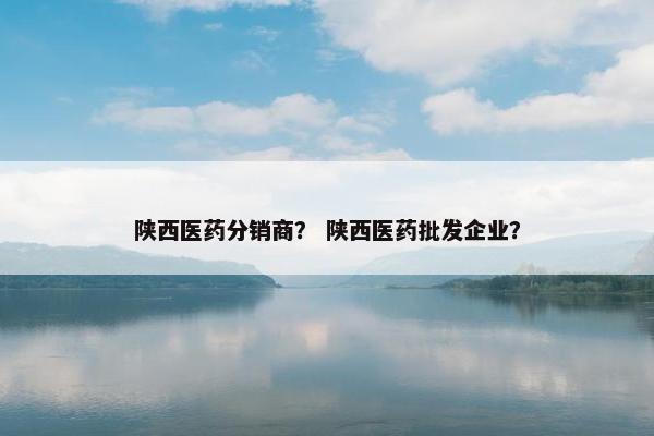 陕西医药分销商？ 陕西医药批发企业？