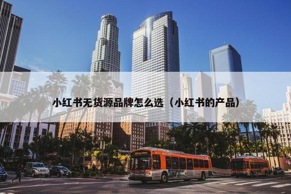 小红书无货源品牌怎么选（小红书的产品）