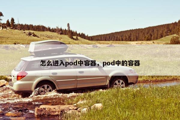 怎么进入pod中容器，pod中的容器