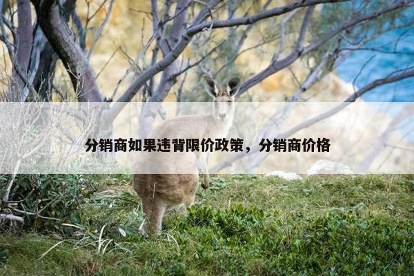 分销商如果违背限价政策，分销商价格