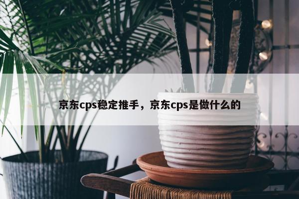 京东cps稳定推手，京东cps是做什么的