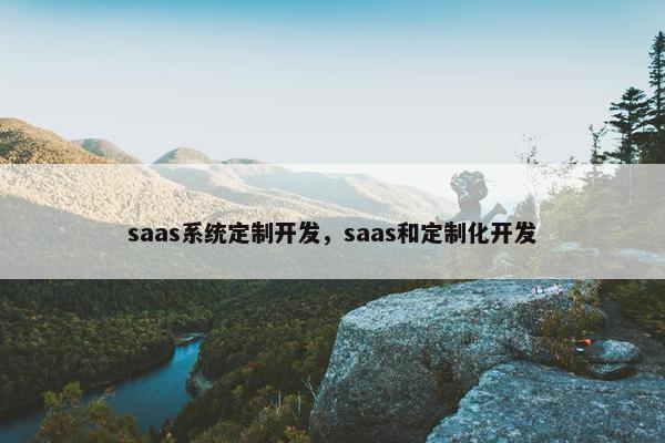 saas系统定制开发，saas和定制化开发