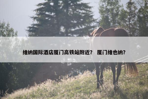 维纳国际酒店厦门高铁站附近？ 厦门维也纳？