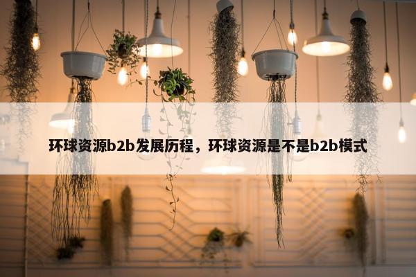 环球资源b2b发展历程，环球资源是不是b2b模式