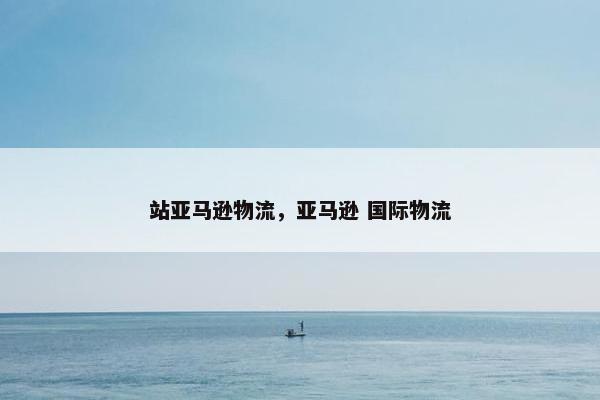 站亚马逊物流，亚马逊 国际物流
