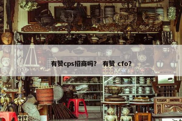 有赞cps招商吗？ 有赞 cfo？