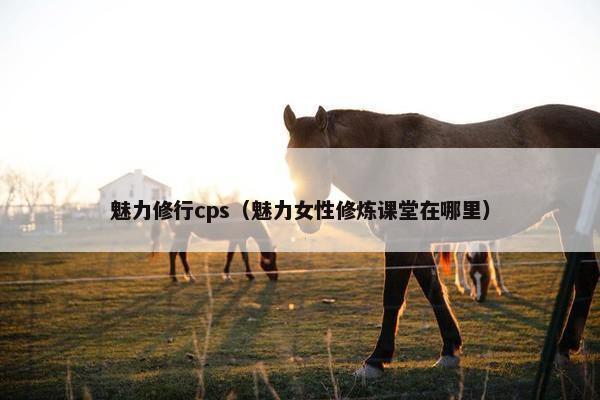魅力修行cps（魅力女性修炼课堂在哪里）