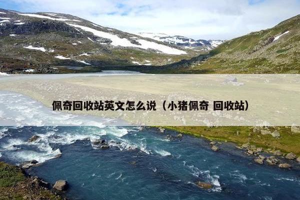 佩奇回收站英文怎么说（小猪佩奇 回收站）