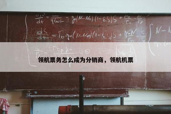 领航票务怎么成为分销商，领航机票