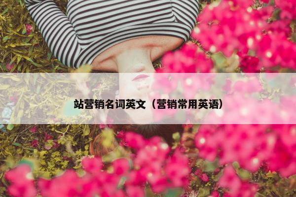 站营销名词英文（营销常用英语）