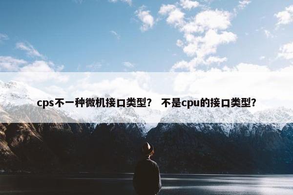cps不一种微机接口类型？ 不是cpu的接口类型？