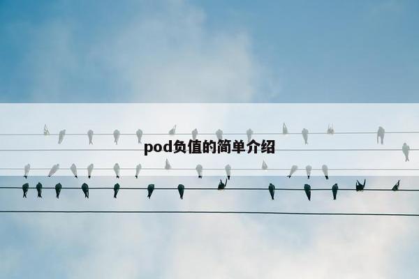 pod负值的简单介绍