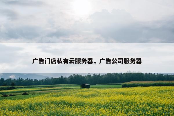 广告门店私有云服务器，广告公司服务器