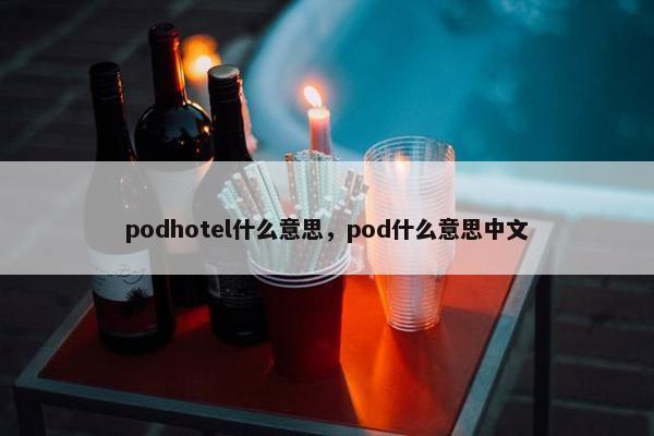 podhotel什么意思，pod什么意思中文