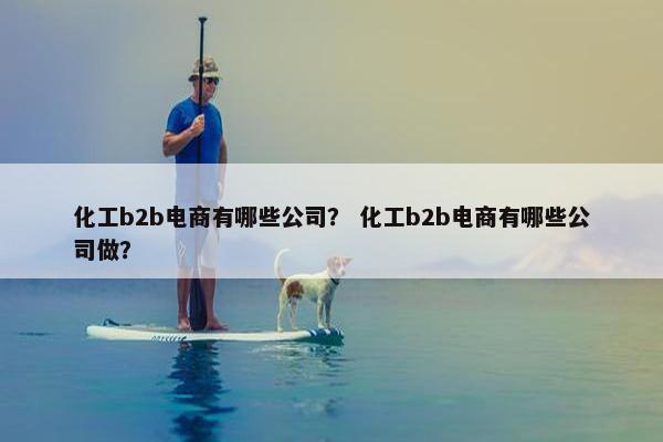 化工b2b电商有哪些公司？ 化工b2b电商有哪些公司做？