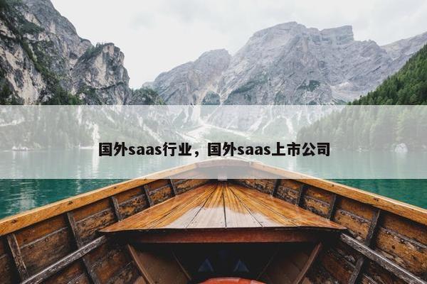 国外saas行业，国外saas上市公司
