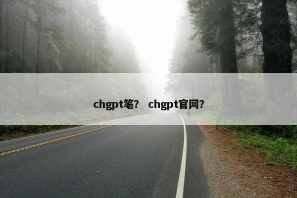 chgpt笔？ chgpt官网？