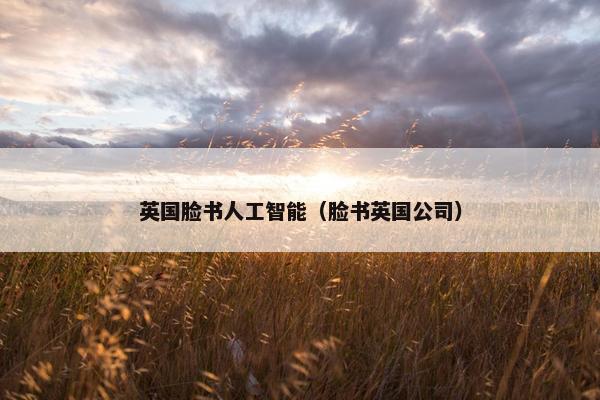 英国脸书人工智能（脸书英国公司）