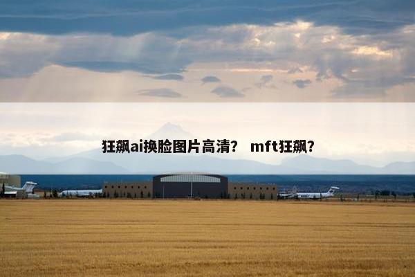 狂飙ai换脸图片高清？ mft狂飙？