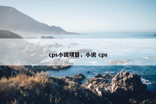 cps小说项目，小说 cps