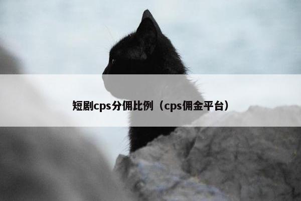 短剧cps分佣比例（cps佣金平台）