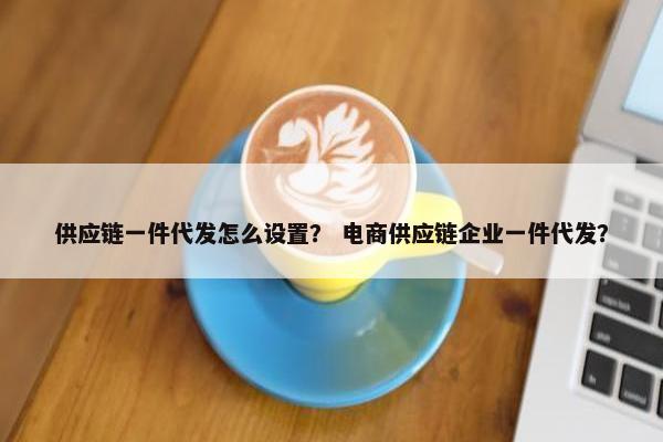 供应链一件代发怎么设置？ 电商供应链企业一件代发？
