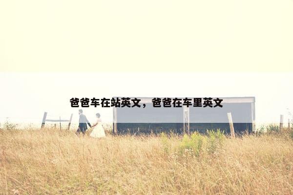 爸爸车在站英文，爸爸在车里英文