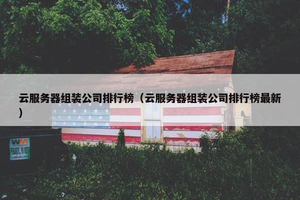 云服务器组装公司排行榜（云服务器组装公司排行榜最新）