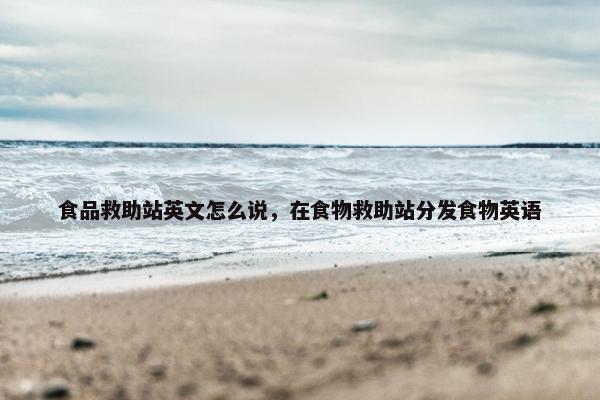 食品救助站英文怎么说，在食物救助站分发食物英语