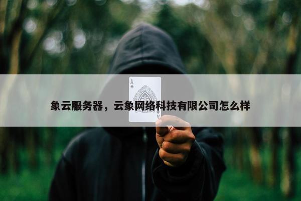 象云服务器，云象网络科技有限公司怎么样