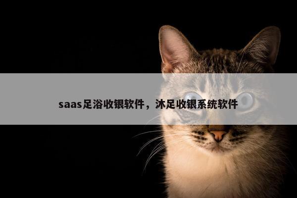 saas足浴收银软件，沐足收银系统软件
