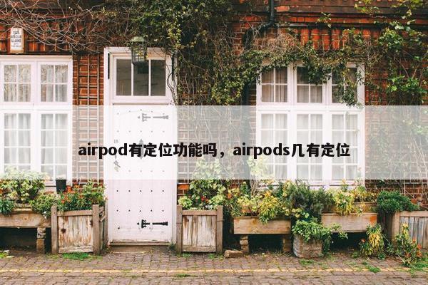 airpod有定位功能吗，airpods几有定位