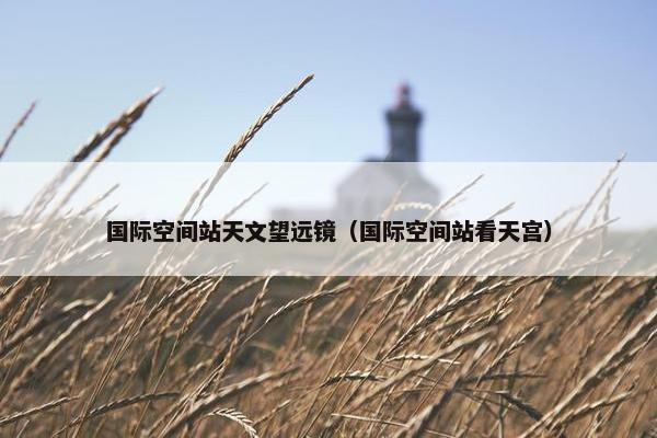 国际空间站天文望远镜(国际空间站看天宫)